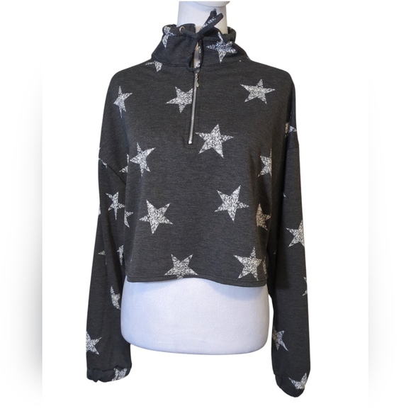 Alyssa Thomas New york set Hoodie with Short with star color Gray/white size M - Picture 6 of 7